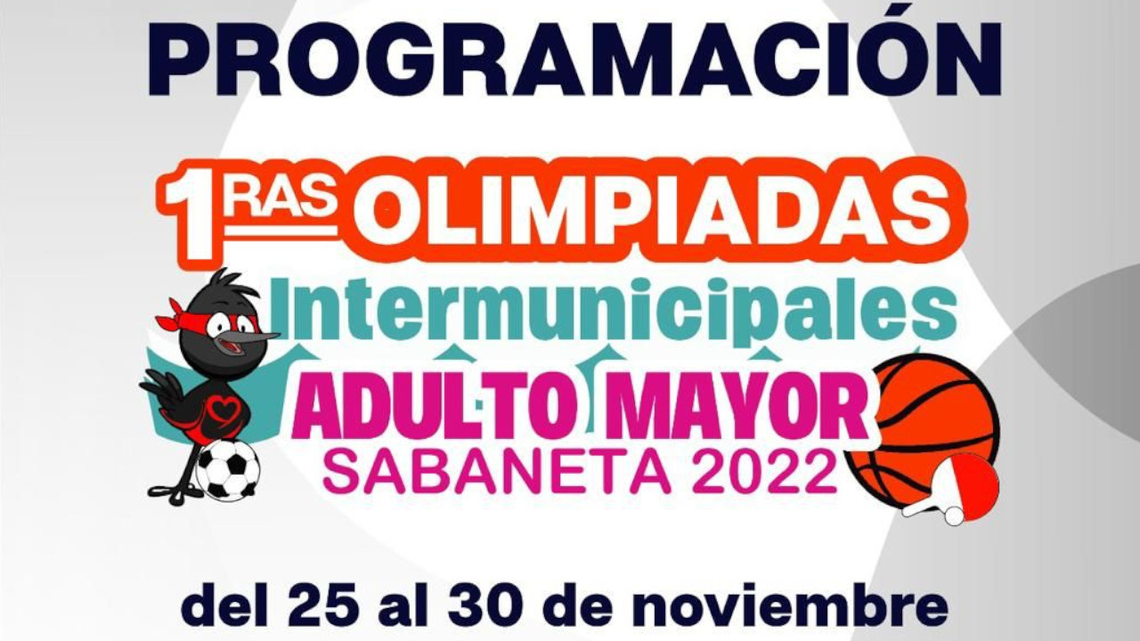 Sabaneta realizará las Primeras Olimpiadas Intermunicipales de Adulto Mayor