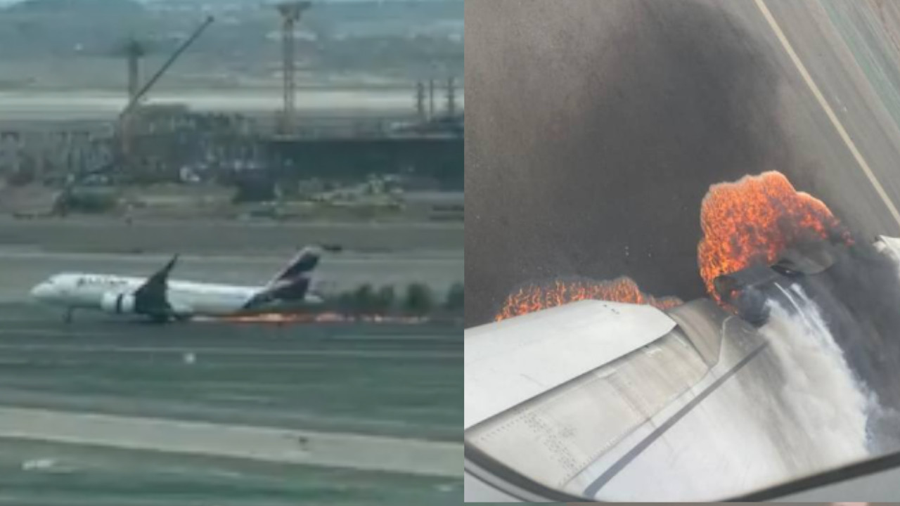 Dos bomberos murieron tras colisión entre camión y avión de Latam Peru