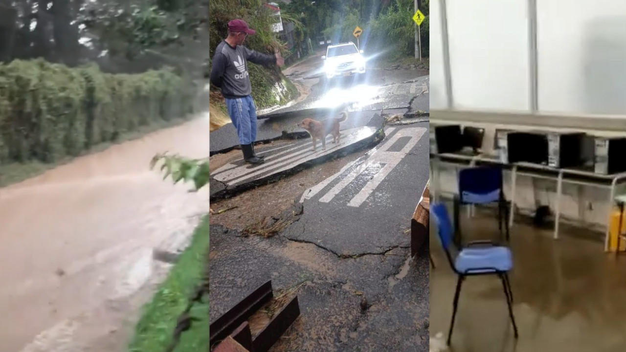 [VIDEO] Torrencial aguacero dejó afectaciones en Rionegro 3