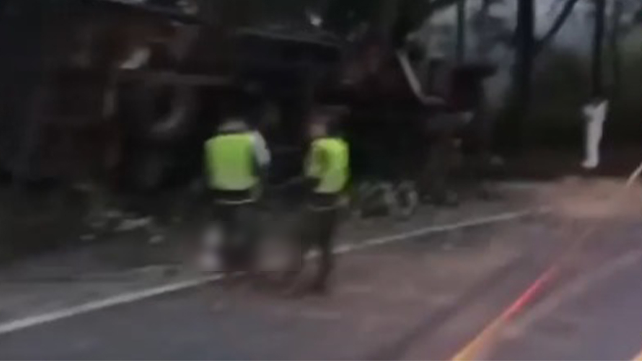 Un conductor murió al volcarse en la vía Matasanos