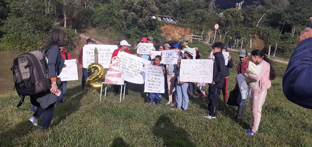 A dos años de la emergencia, puente de Urrao sigue quebrado