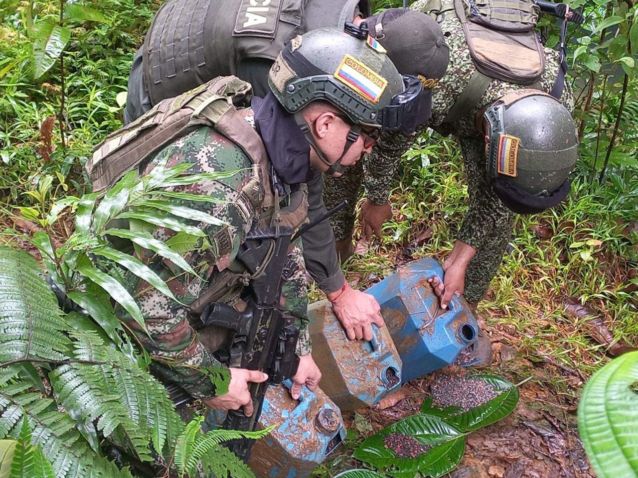 Encontraron una ‘caleta’ con 80 kilogramos de explosivos tipo ANFO