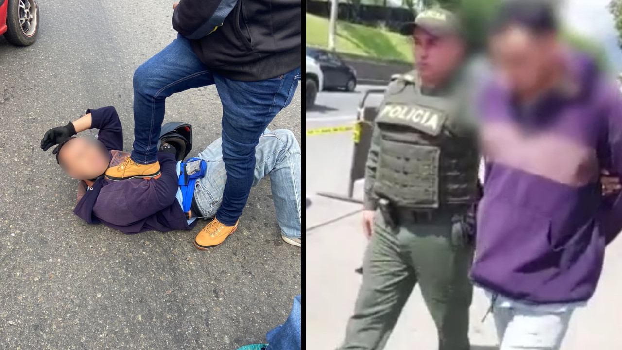 [Video] Está capturado el motociclista que hirió de muerte al conductor en Bello