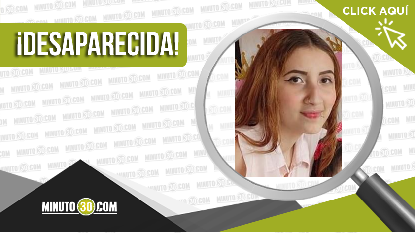 Karen Dahiana Aguirre Vélez de 16 años está desaparecida