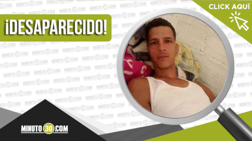 Luis David Correa está desaparecido