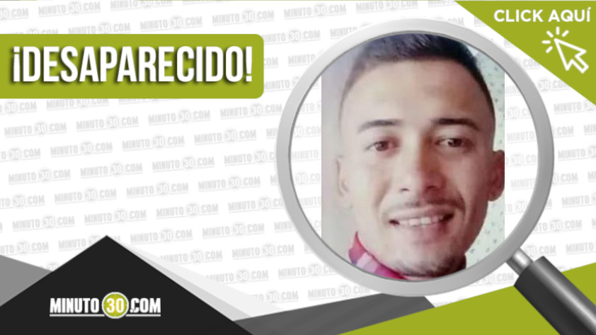 Jesus Stiven Yelamo está desaparecido