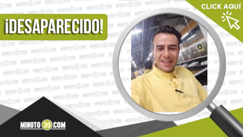 Martín López Llano de 39 años está desaparecido