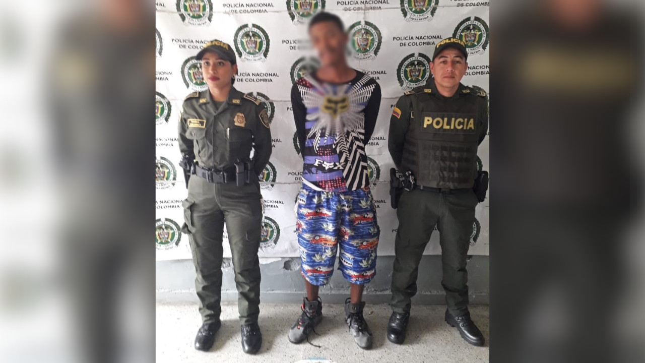 Lo capturaron por herir con un 'pico de botella' a un policía