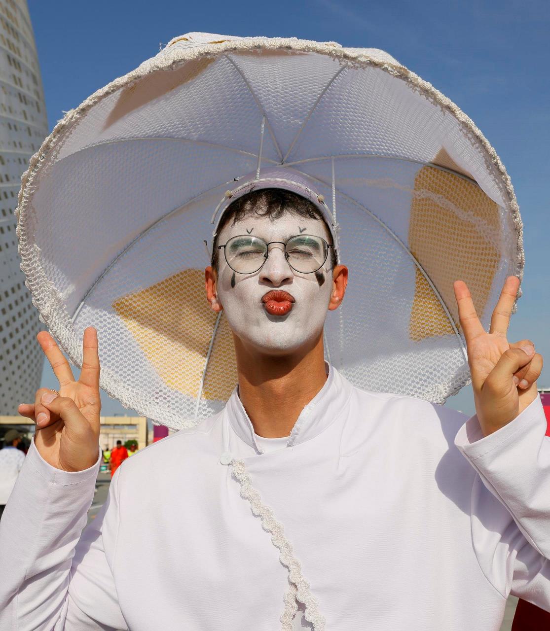 FOTOS: Las estampas que dejan los hinchas de Bélgica y Marruecos 10 marruecos belgica09