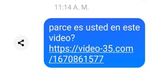 “¿Parce es usted en este video?”: No caiga, es un virus