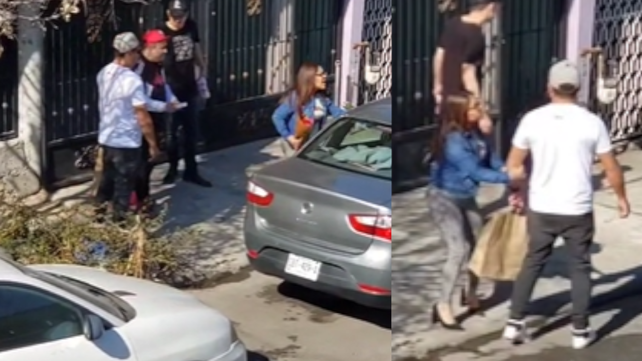 A mujer se le juntó el ganado y vecino que no le gusta el chisme grabó todo