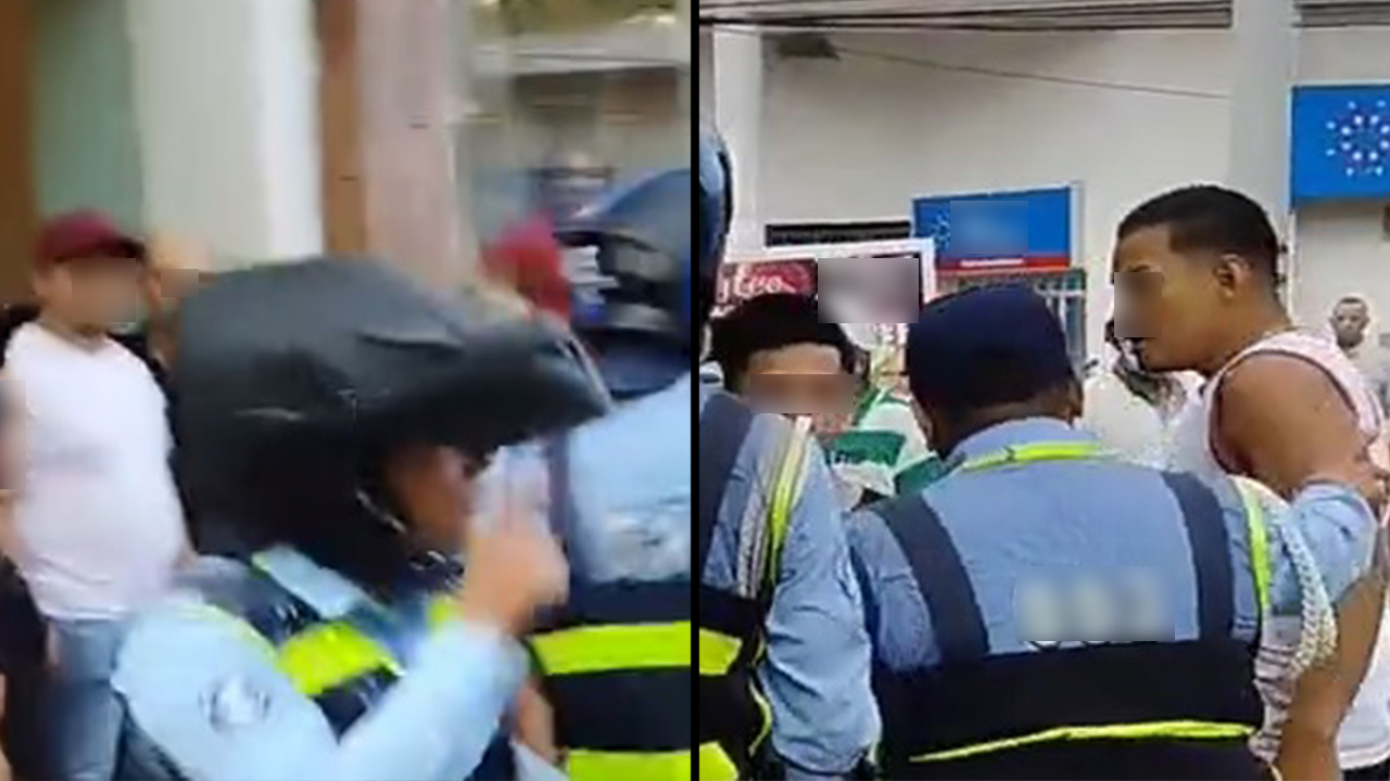Agresion contra agente de transito
