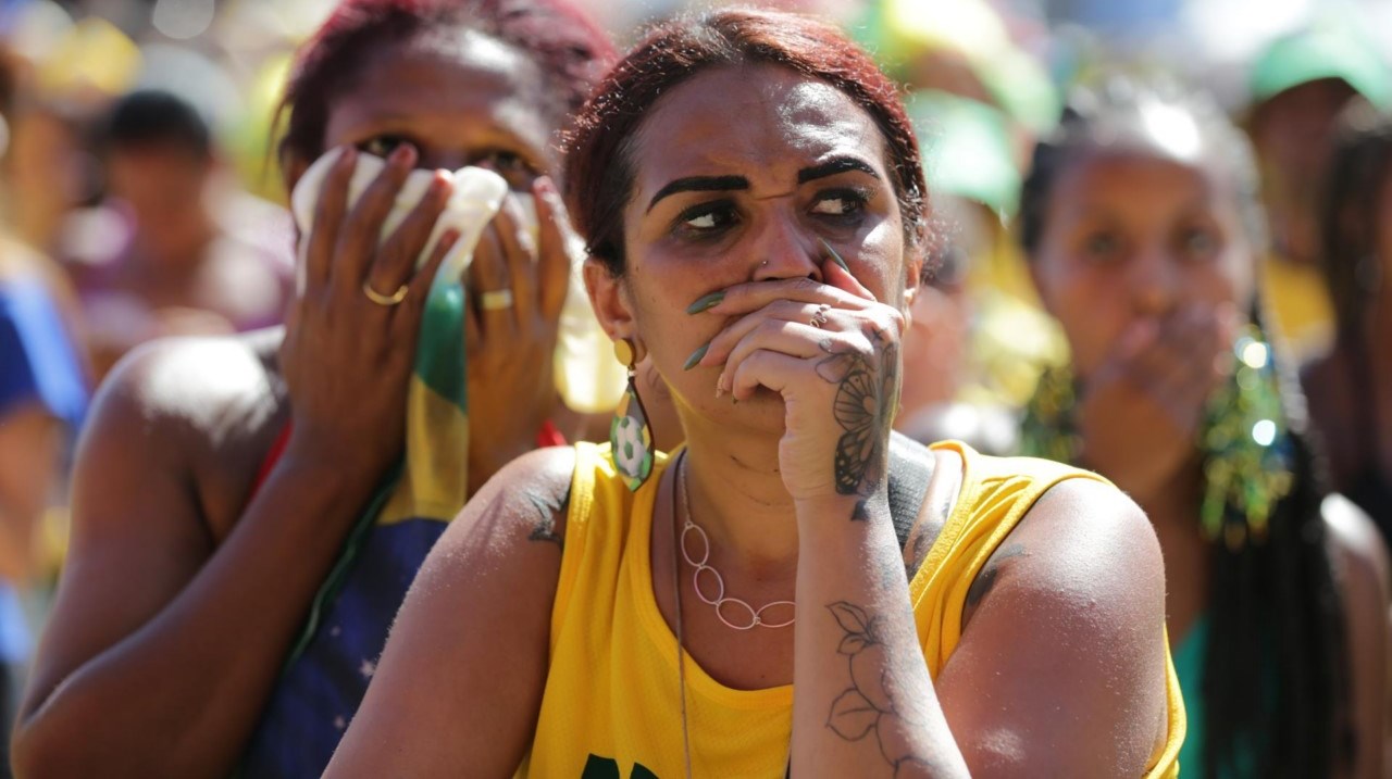 Brasil llora la eliminación de la canarinha