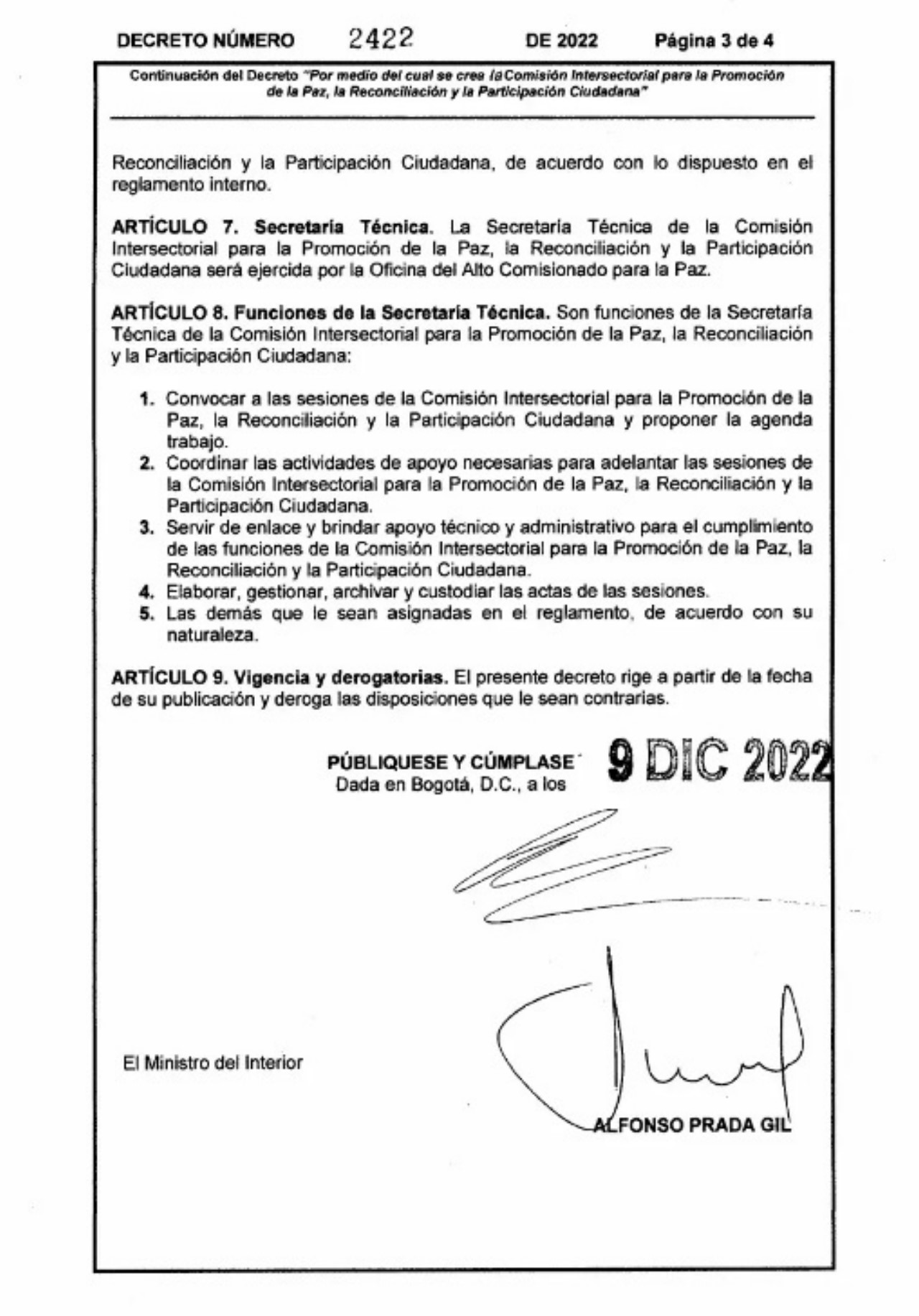 Colombia emite decreto para que los detenidos por las protestas sean gestores de paz 3 Colombia emite decreto para que los detenidos por las protestas sean gestores de paz1