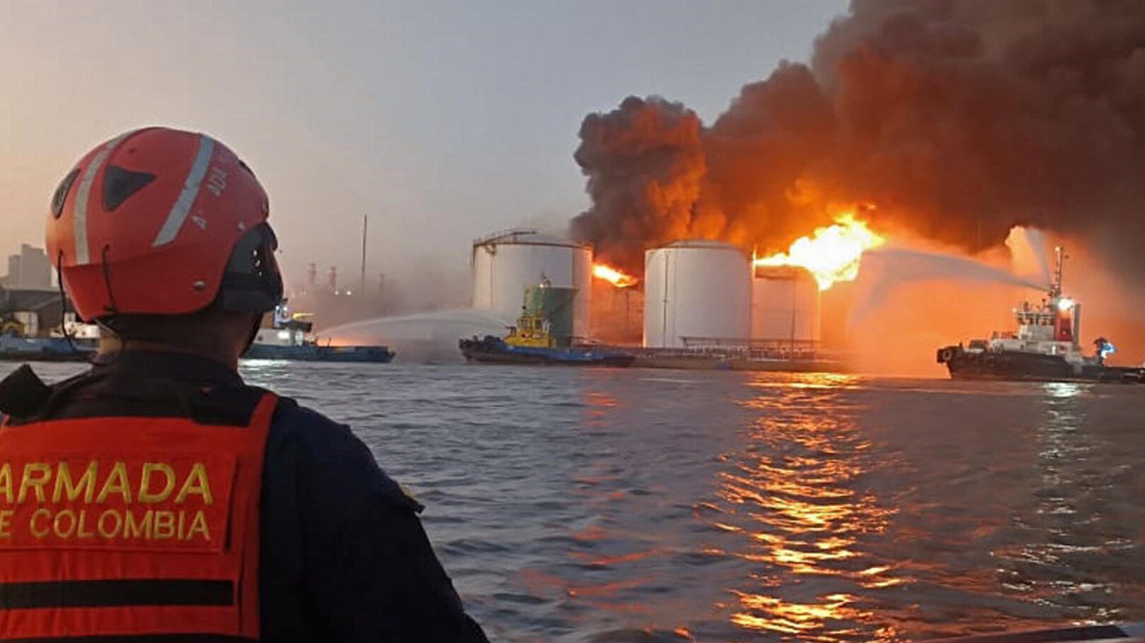 Controlando el incendio