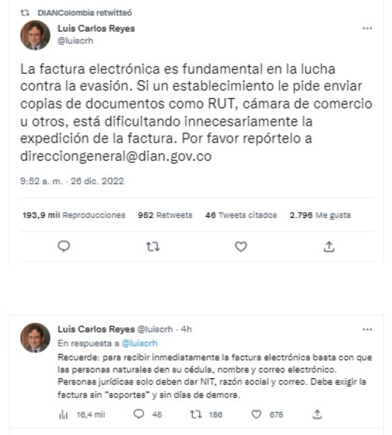 Establecimientos no pueden exigir requisitos adicionales para la expedición de factura electrónica 2 DIAN factura electronica
