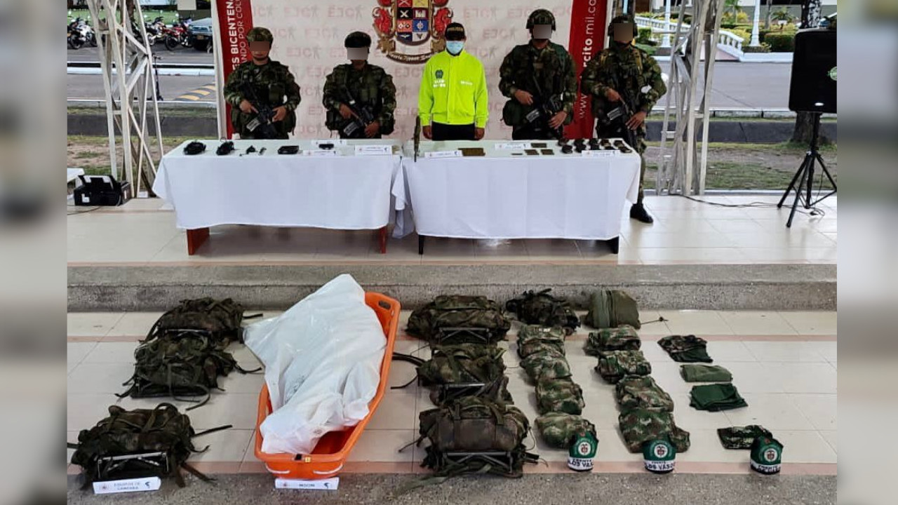 [VIDEO] En combate con el Ejército murió un presunto integrante del 'Clan del Golfo' en Mutatá, Antioquia