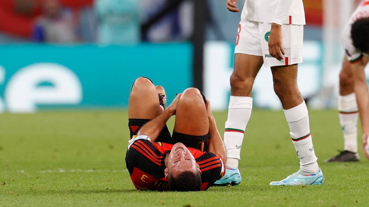 Hazard, suplente en Bélgica por unas “pequeñas molestias”