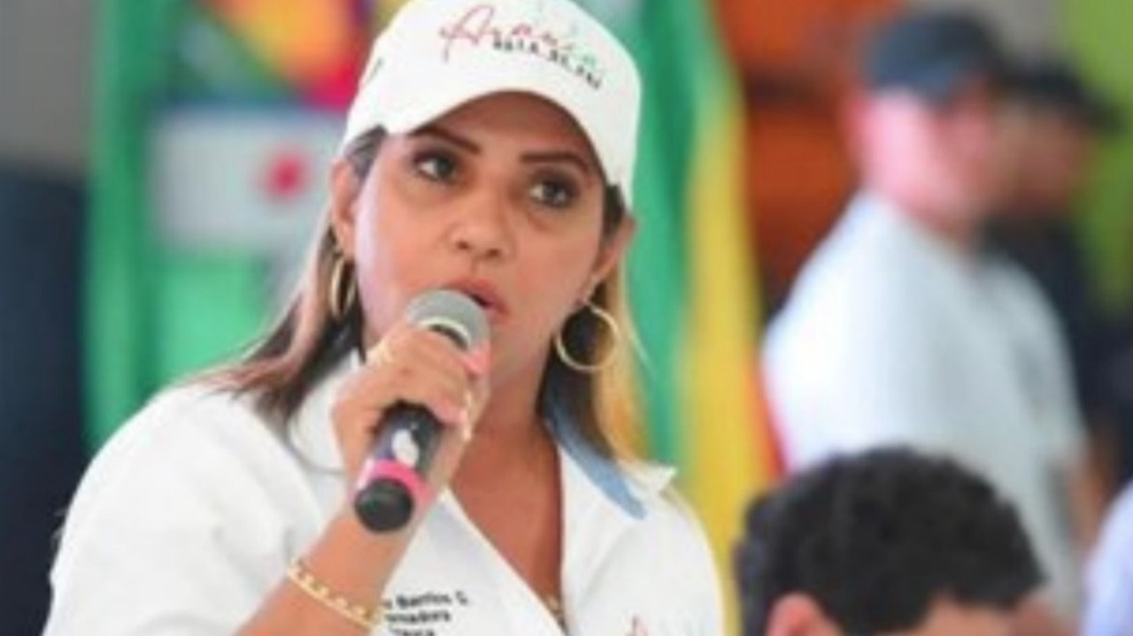 Indira Luz Barrios Guarnizo gobernadora
