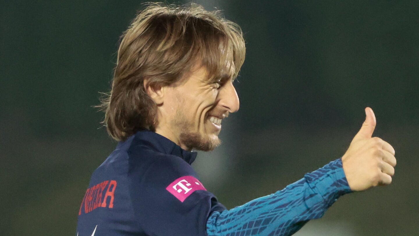 La aplicación en la que se analiza Modric