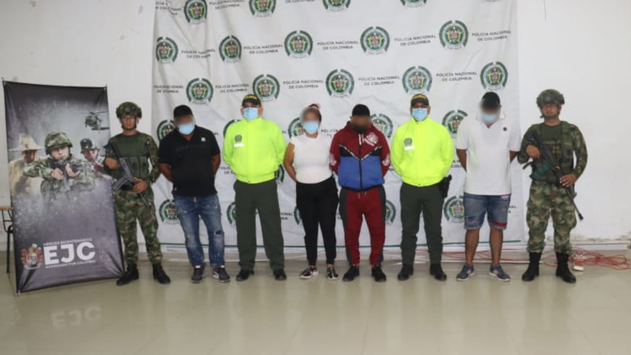 [VIDEO] Capturaron a varios sujetos que estarían dedicados a asesinar en Montería