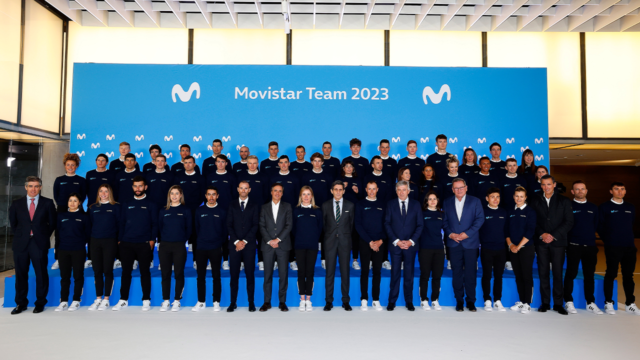 [VIDEO] Movistar Team presentó su plantilla 2023 con siete