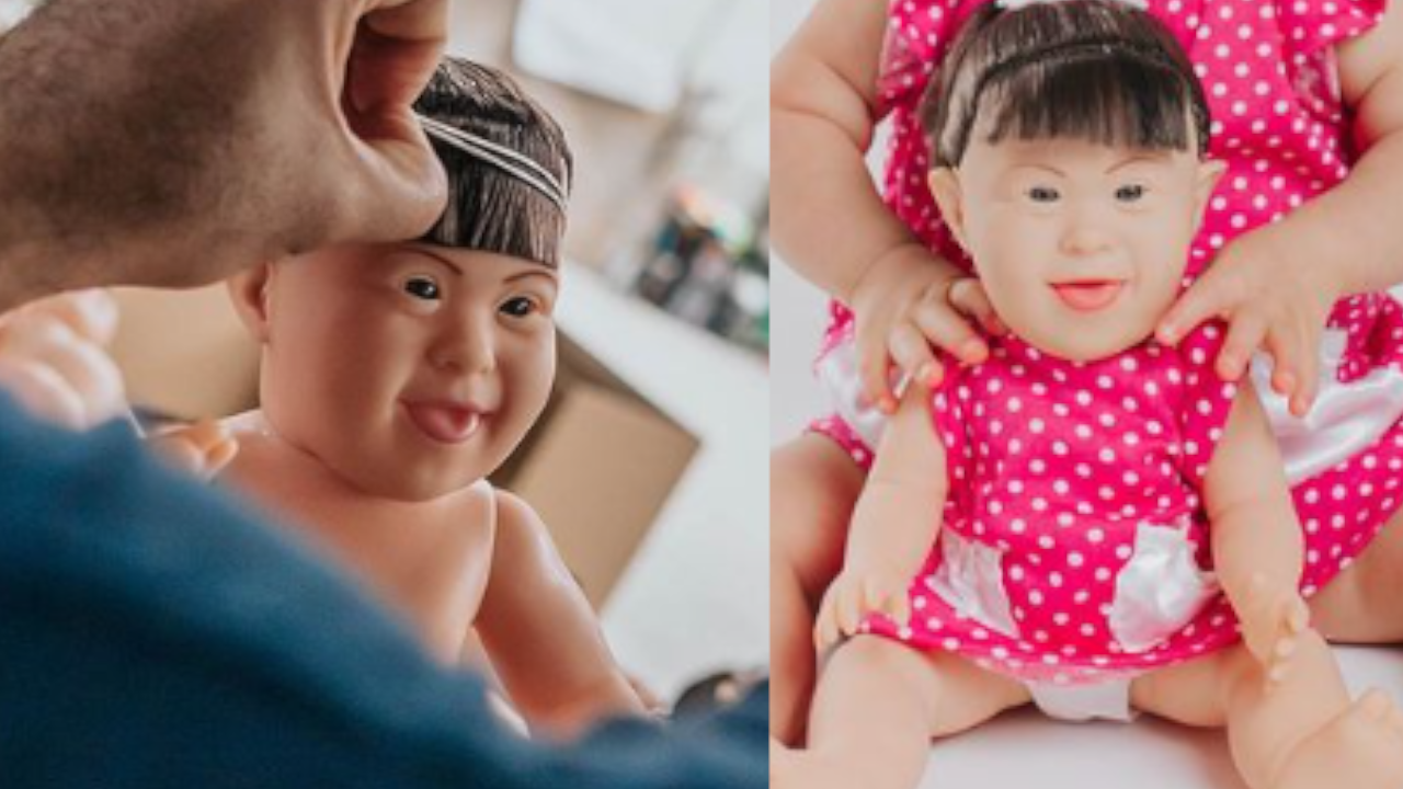 Con Muñeca con síndrome de Down busca sensibilizar al mundo: Una hermosa historia detrás
