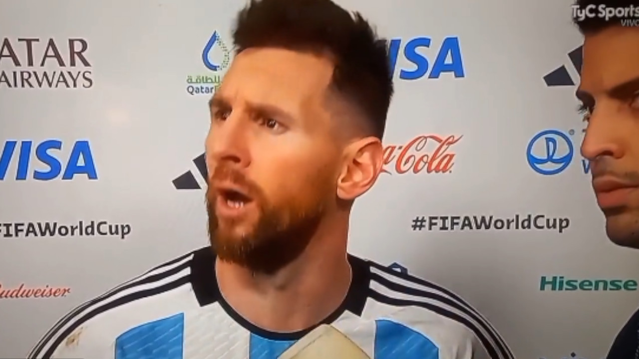 Este fue el “bobo” que hizo enojar a Messi durante una entrevista