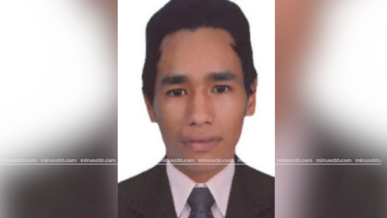 Este es el hombre que encontraron muerto ayer en la vía a San Félix, está en la morgue de Medellín