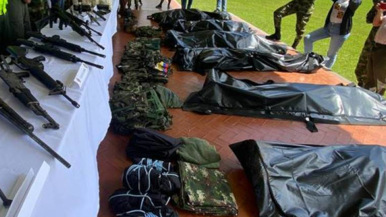 Seis guerrilleros de las disidencia de las Farc fueron abatidos en el Cauca