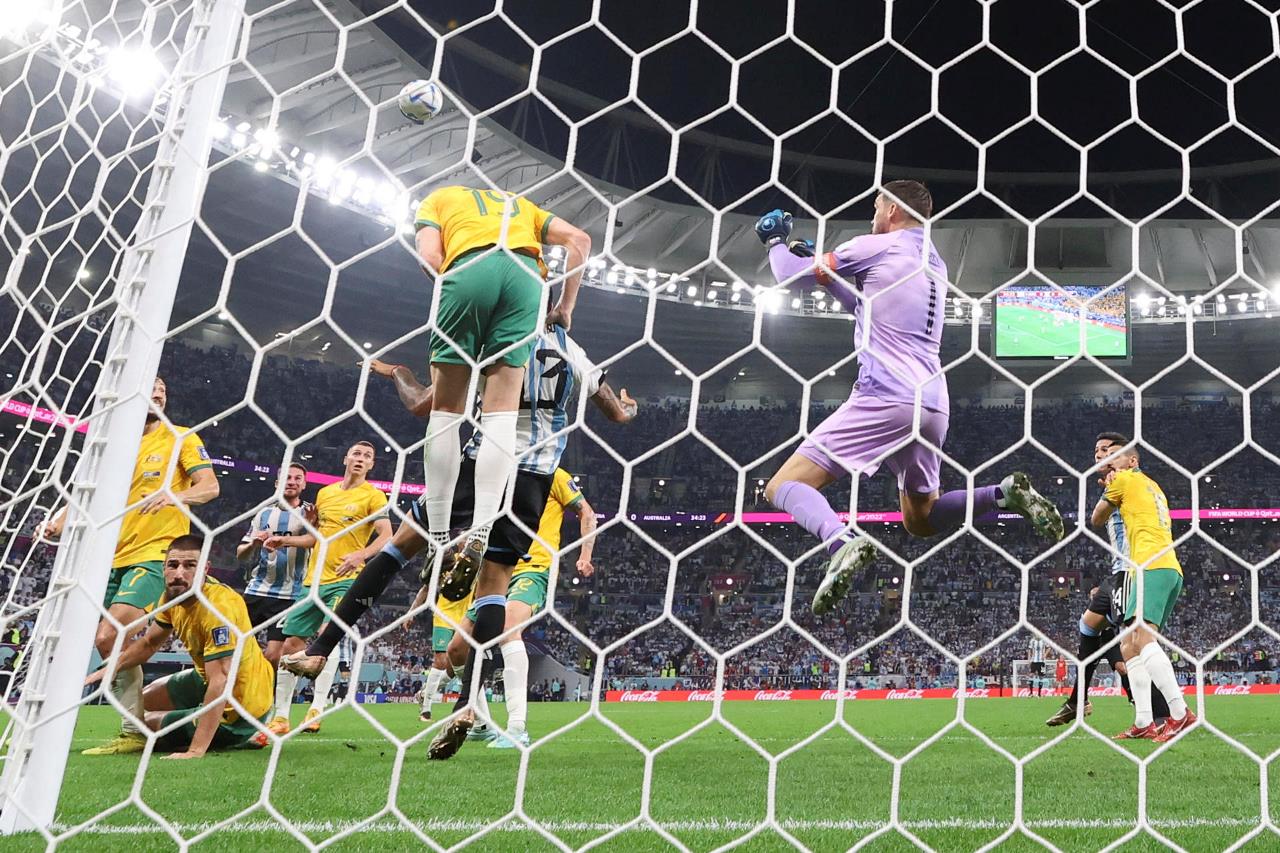 GALERIA DE FOTOS: 2-1. Messi alcanza los mil y Argentina los cuartos 8 argentina australia06