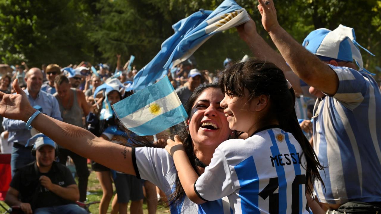 GALERIA DE FOTOS: En Argentina celebran el paso de su Selección a cuartos de final