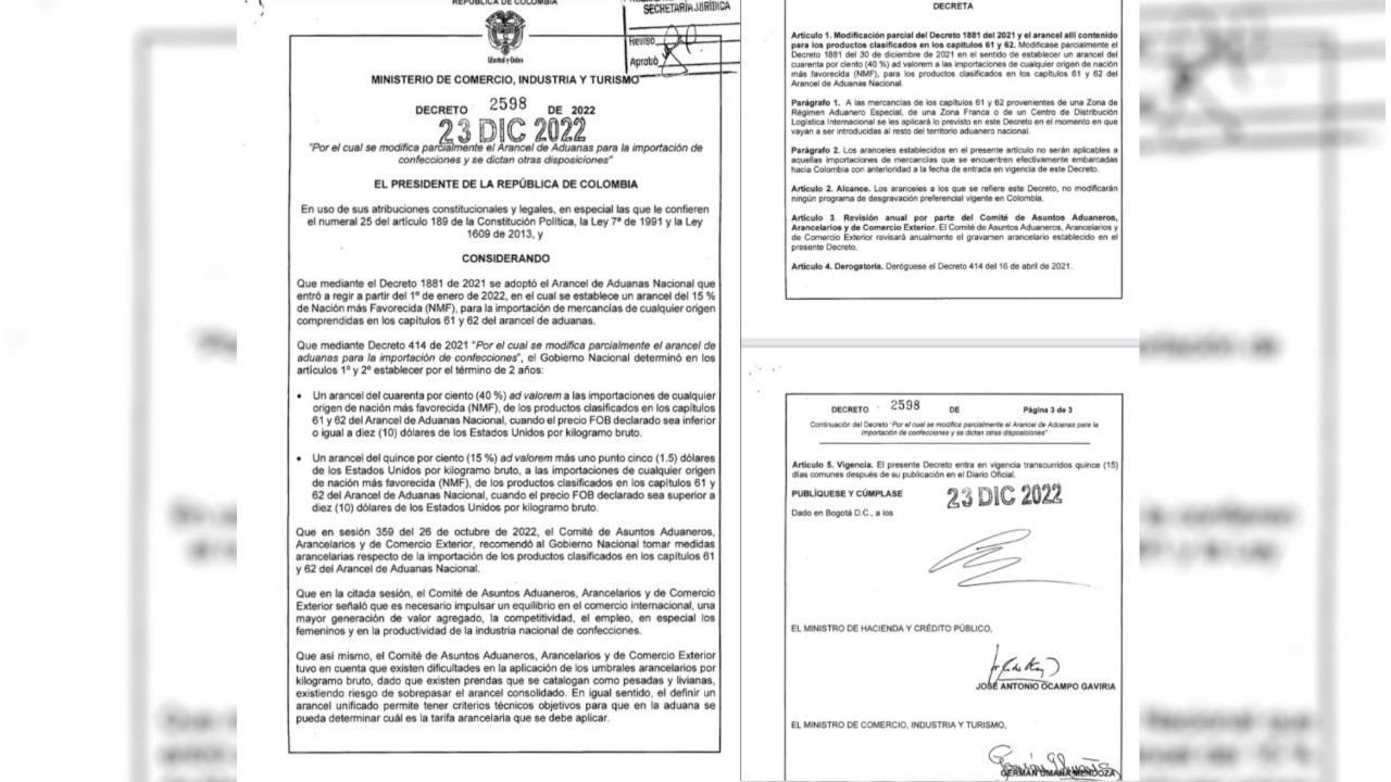 ¿Quiere ropa extranjera?, a partir del 2023 le saldrá más cara 2 decreto