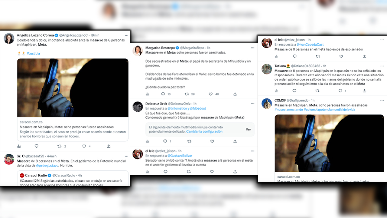 A un día de navidad, masacre de 8 personas en el Meta 2 masacre en el meta