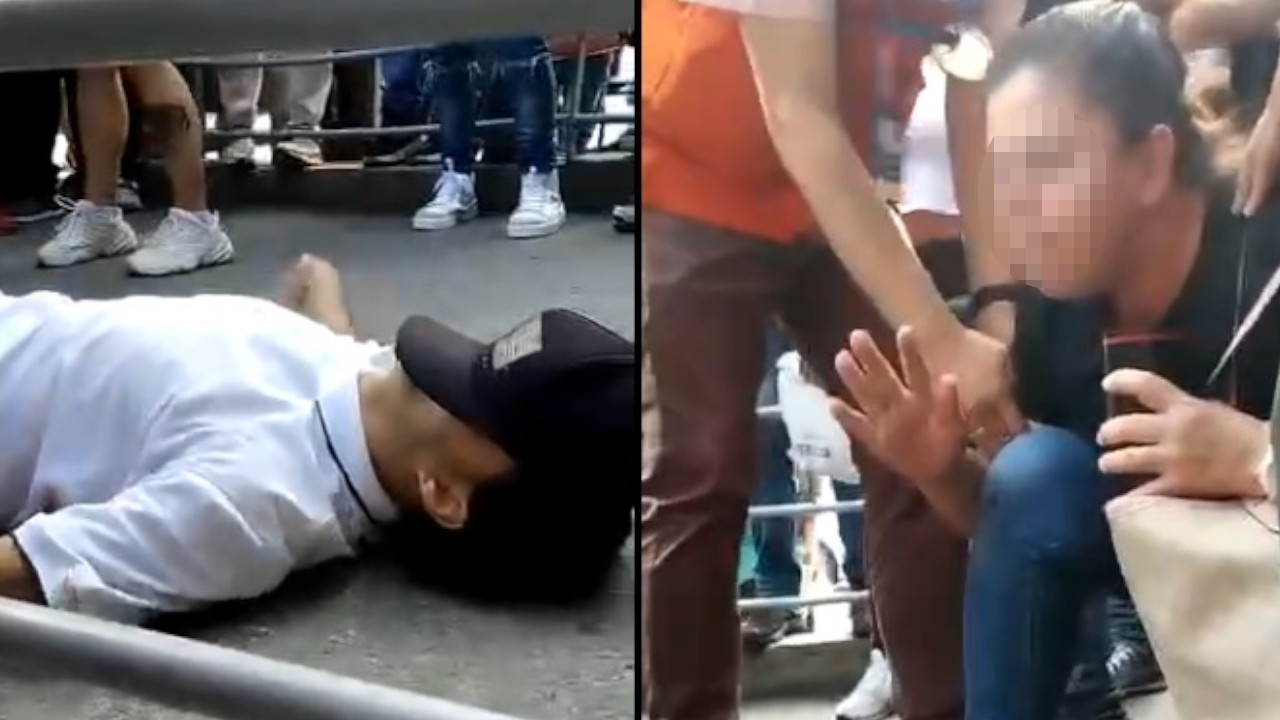 [VIDEO] “Acepta a cristo en tu corazón”: mujer le predicó a joven herido en Bello
