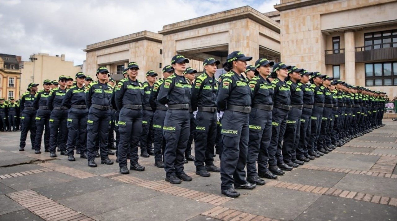 nuevos policias bogota