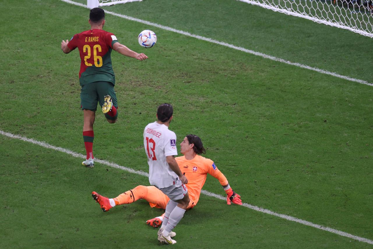 GALERIA DE FOTOS: 6-1. Gonçalo Ramos ejerce de Cristiano y Portugal eleva la apuesta 9 portugal suiza08