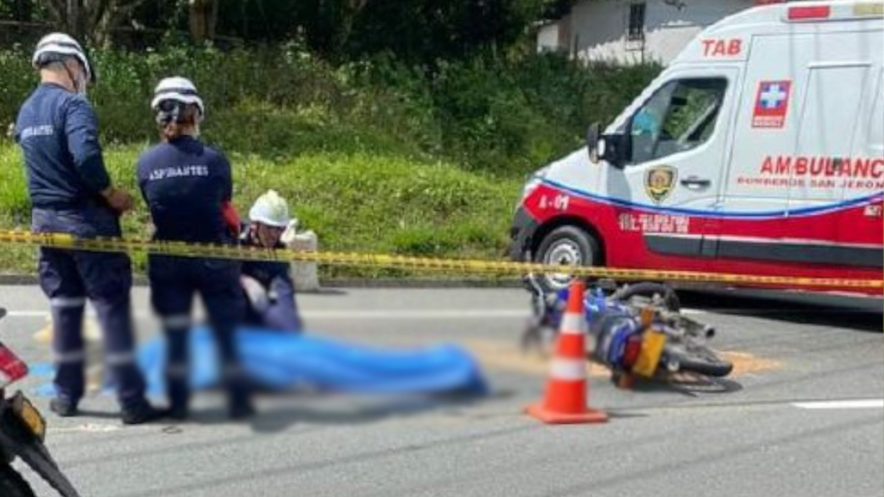 Motociclista falleció a la altura de los Tamarindos, San Jerónimo