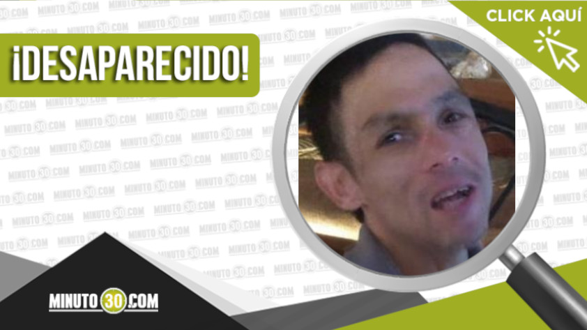 Wilmar Esteban González está desaparecido