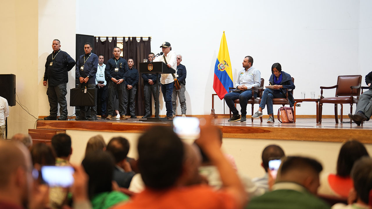 ‘El Gobierno revisará toda la titulación minera para tratar de hacerla coherente con el cuidado del agua’, anunció el Presidente Petro en Jericó, Antioquia