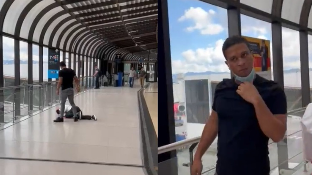 Agresión empleado de Avianca