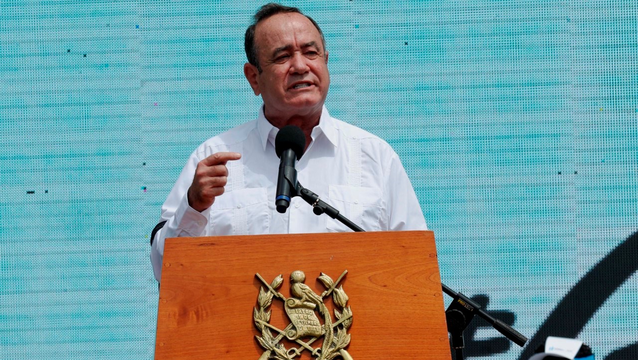 Alejandro Giammattei presidente de Guatemala 1