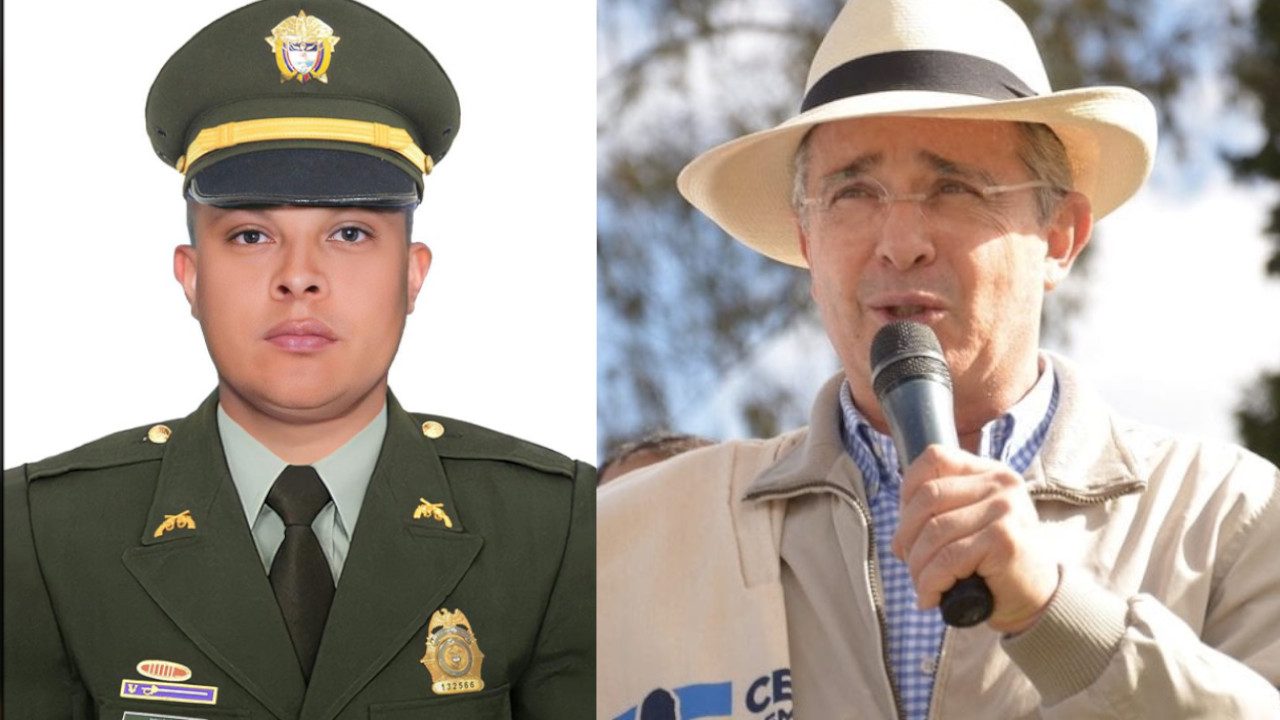 Álvaro Uribe lamentó el asesinado del policía en Anzá