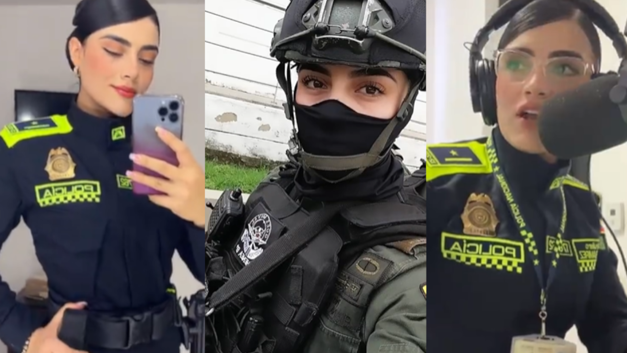 Conozca a la policia antioquena que esta enamorando en redes sociales