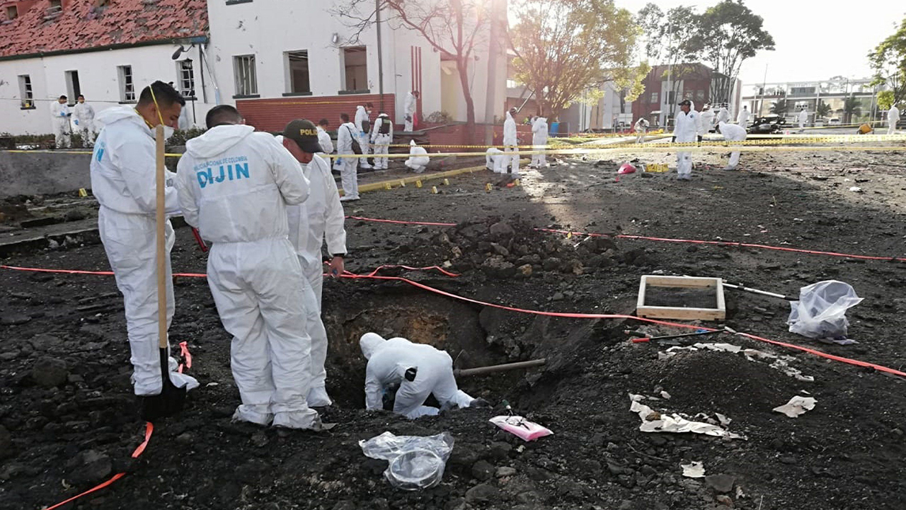 Cuatro anos del atentado del ELN a la Escuela de Cadetes General Santander