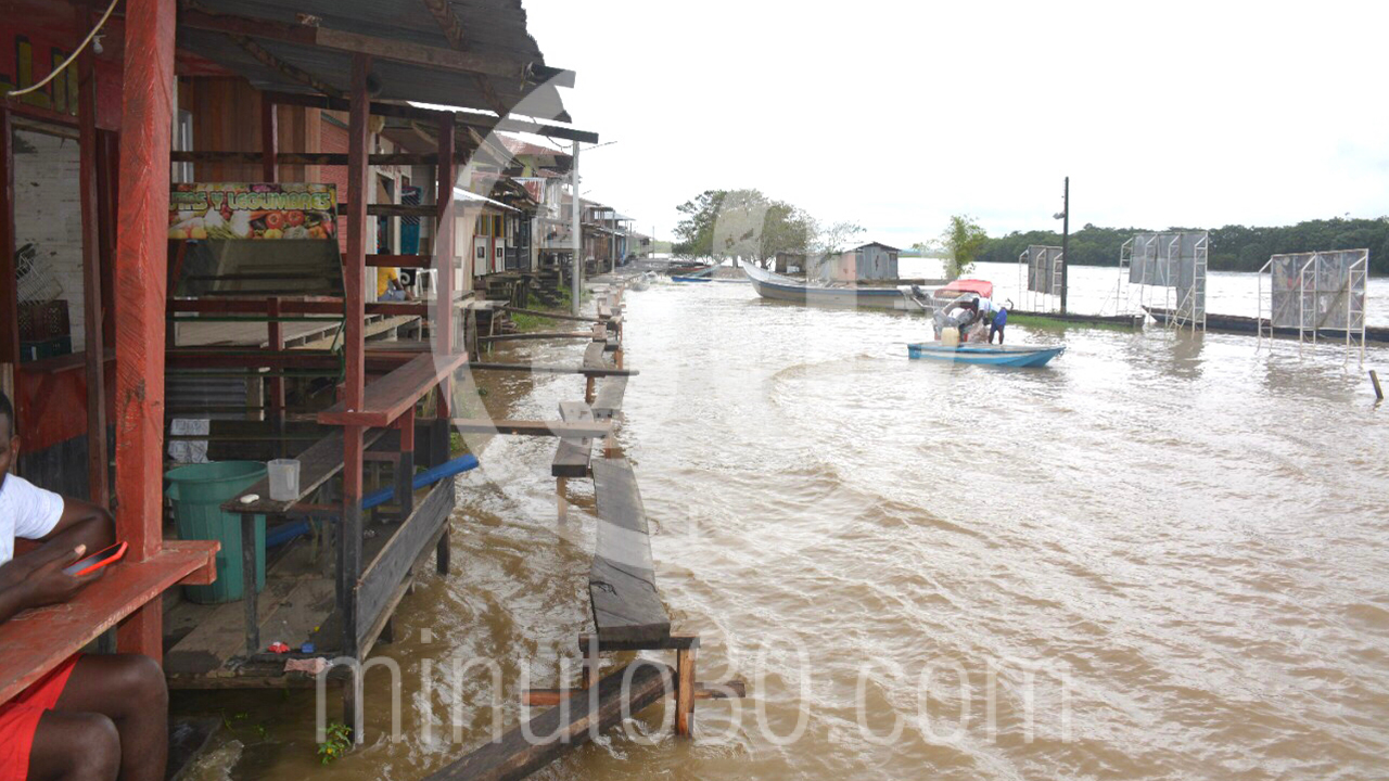 Grave situación por la ola invernal en El Carmen del Darién