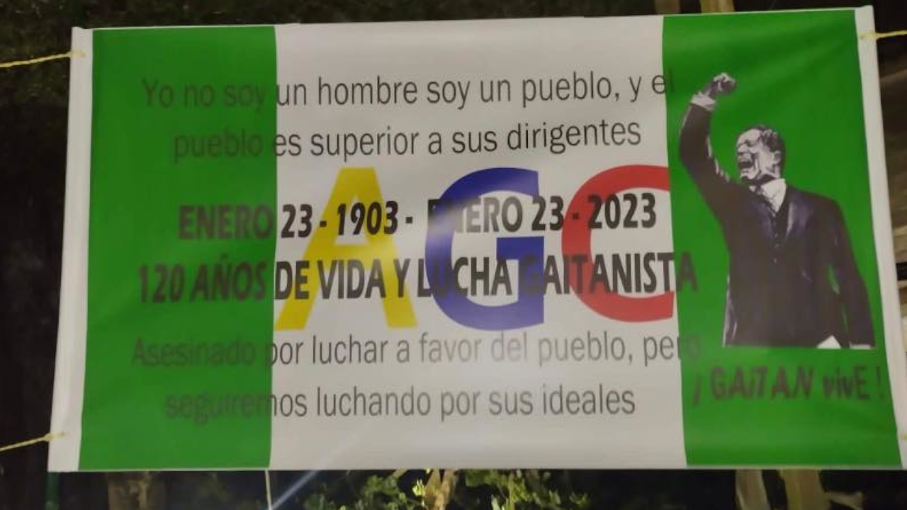 El mensaje de los pendones de AGC instalados en varios municipios