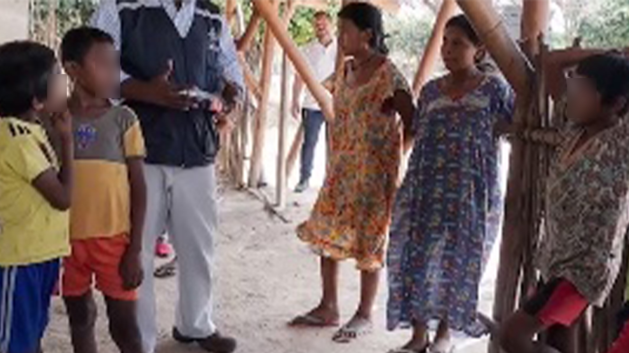 En visita a comunidades Wayuu