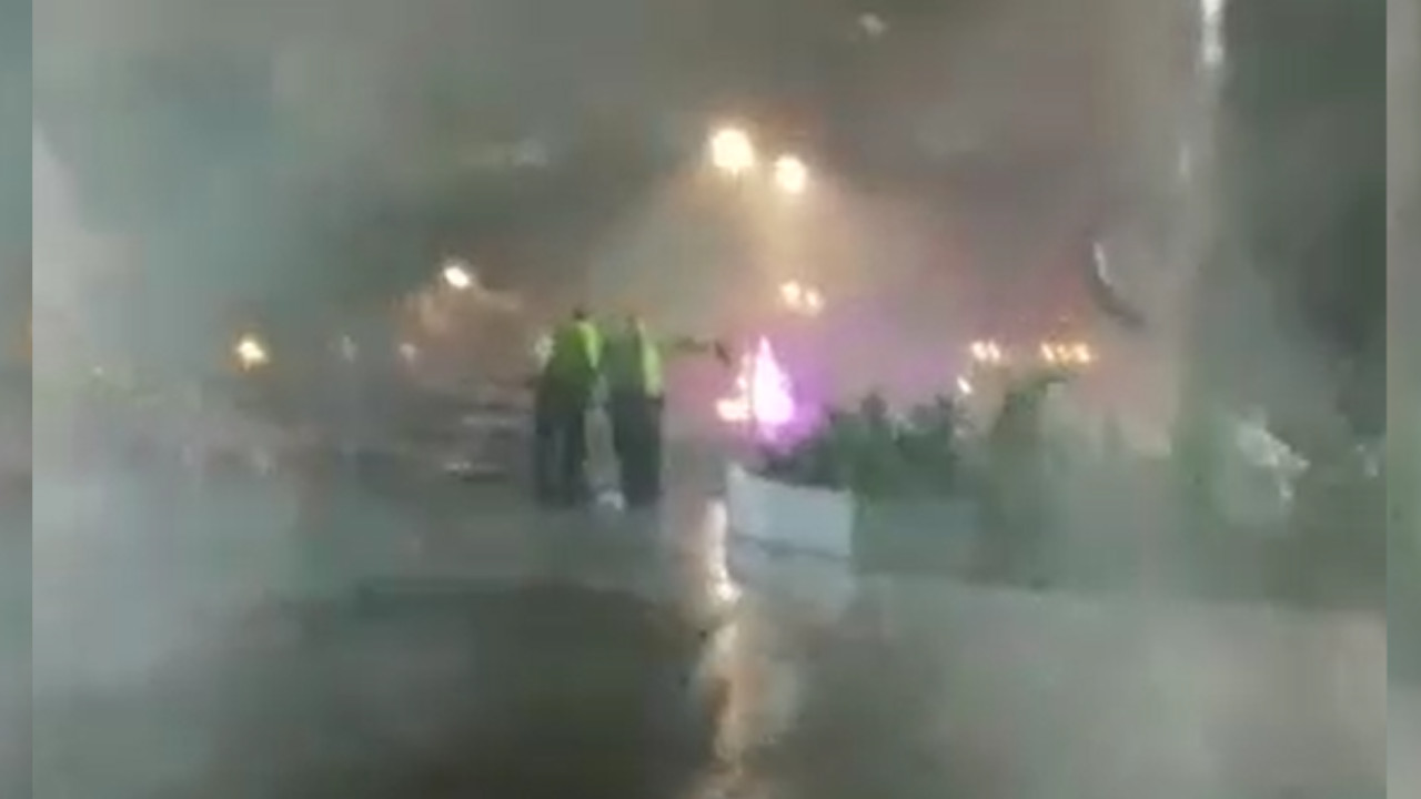 [VIDEO] Impresionante ventarrón fue grabado en Parques del Río