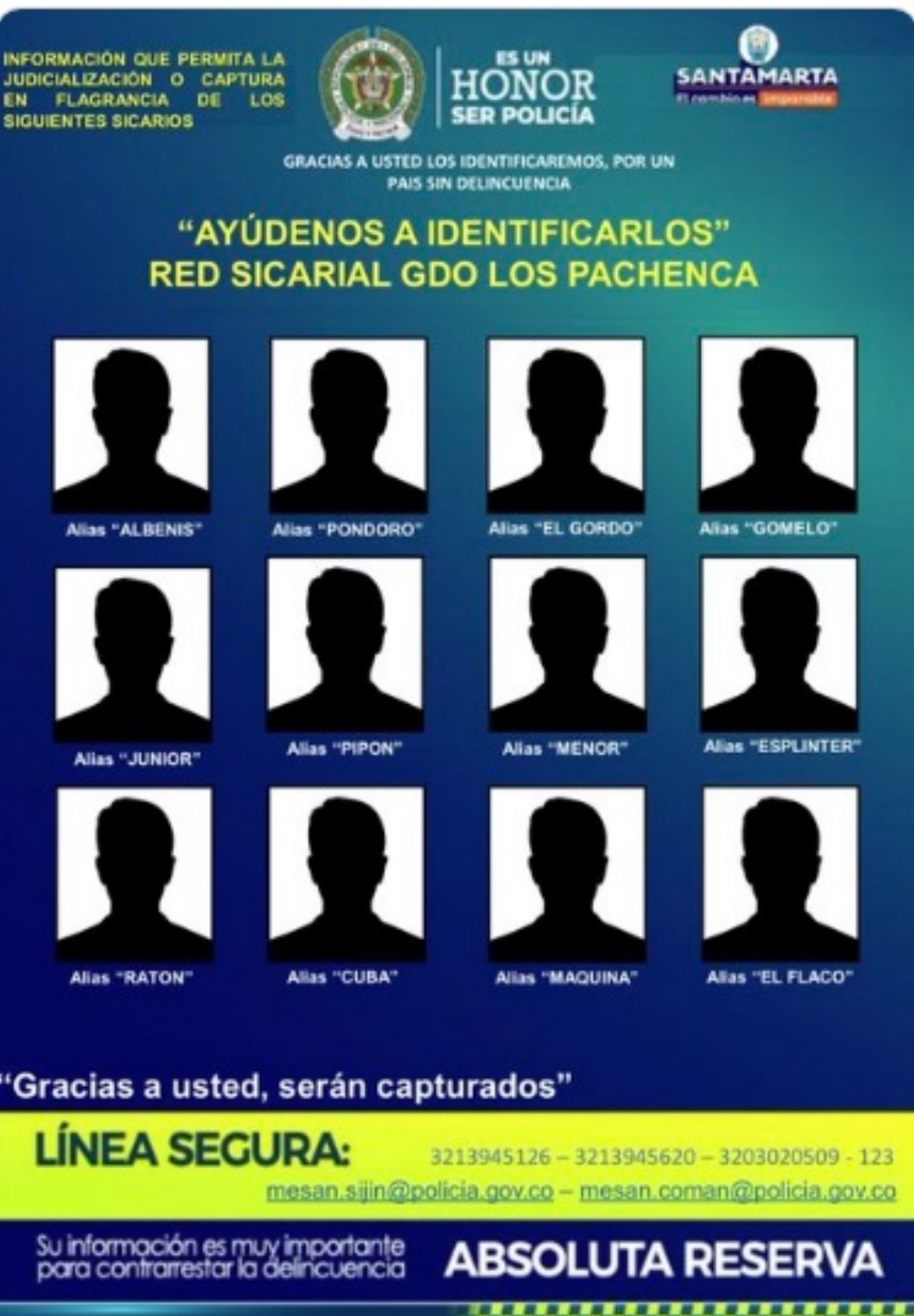 La red sicarial “los Pachenca” es una sombra para la policía de Barranquilla 2 La red sicarial los Pachenca es una sombra para la policia de Barranquilla 2022
